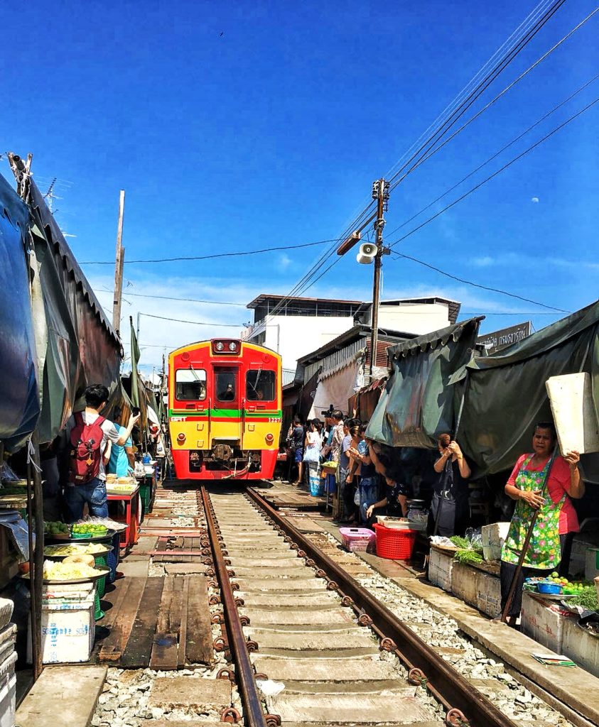 Maeklong Railway Market, Bangkok, Thailand
