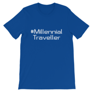 "#Millennial Traveller" Multiple Colors - Unisex T-Shirt