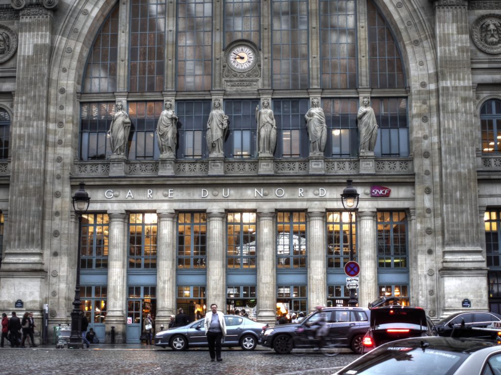 gare du nord, paris train station, paris, france